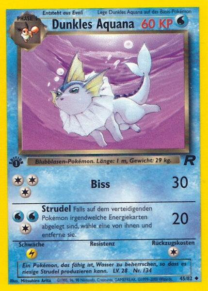Dunkles-Aquana_45-82_Team-Rocket_Pokémon-Karte_Deutsch