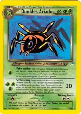 Dunkles-Ariados_17-105_Neo-Destiny_Pokémon-Karte