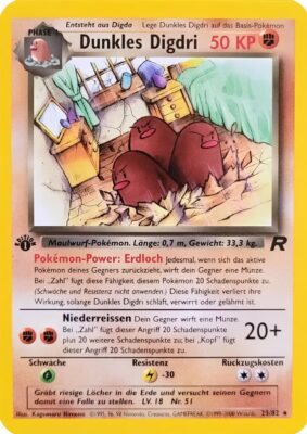 Dunkles-Digdri_23-82_Team-Rocket_Pokémon-Karte_Deutsch-TCG-Sammelkartenspiel