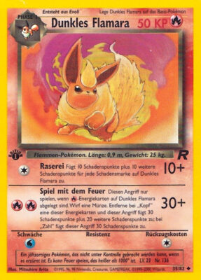 Dunkles-Flamara_35-82_Team-Rocket_Pokémon-Karte_Deutsch
