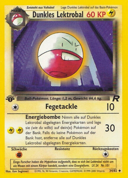 Dunkles-Lektrobal_34-82_Team-Rocket_Pokémon-Karte_Deutsch