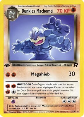 Dunkles-Machomei_27-82_Team-Rocket_Pokémon-Karte_Deutsch-TCG-Sammelkartenspiel