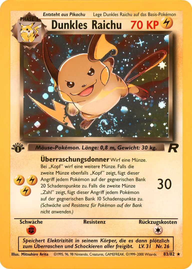 Dunkles-Raichu_83-82_Team-Rocket_First-1st-Edition-Pokémon-Karte_Deutsch