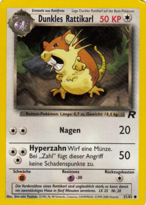 Dunkles-Rattikarl_51-82_Team-Rocket_Pokémon-Karte_Deutsch