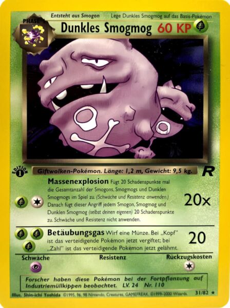 Dunkles-Smogmog_31-82_Team-Rocket_Pokémon-Karte_Deutsch-TCG-Sammelkartenspiel