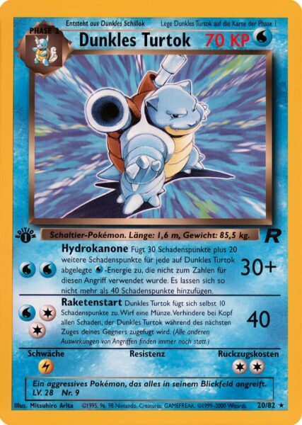Dunkles-Turtok_20-82_Team-Rocket_Pokémon-Karte_Deutsch-TCG-Sammelkartenspiel