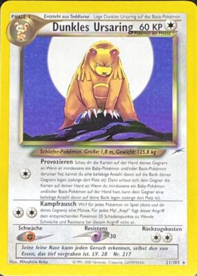 Dunkles-Ursaring_21-105_Neo-Destiny_Pokémon-Karte