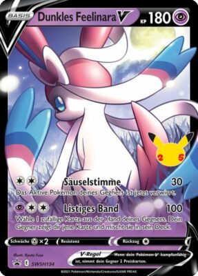 Dunkles_Feelinara-V_SWSH134_Black_Star_Promo_Celebrations_Pokémon-Karte