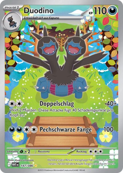Duodino-147-086-WHT-DE-Weiße-Flammen-Illustration-Rare-Pokémon-Karte-Karmesin-Purpur-Deutsch