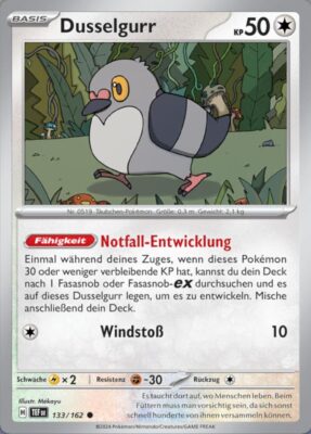 Dusselgurr_133-162_TEF-DE_Gewalten-der-Zeit_Temporal-Forces_Pokémon-Karte_Deutsch_TCG