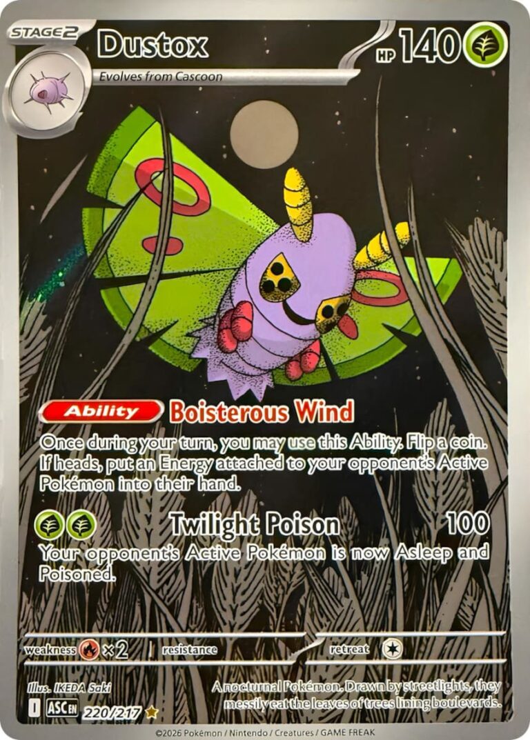 Dustox-220-217-ASC-Illustration-Rare-Ascended-Heroes-Pokemon-Karte-Englisch-2026