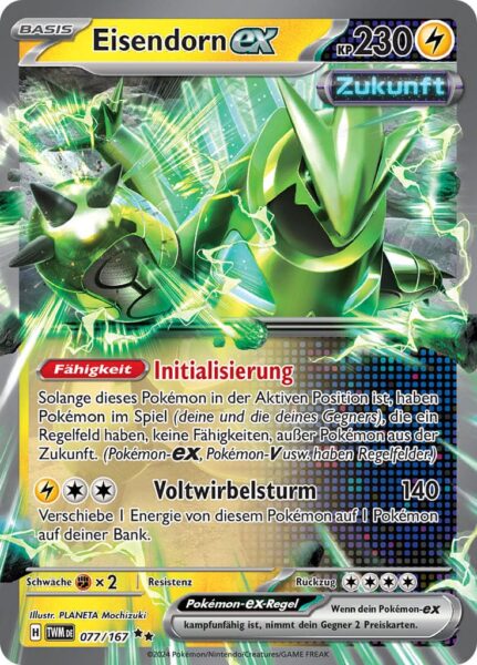 Eisendorn-ex_077-167_TWM-DE_Maskerade-im-Zwielicht_Zukunft_Pokémon-Karte_Deutsch