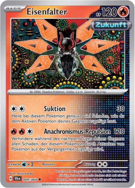 Eisenfalter_009-064_SFA-DE_Nebel-der-Sagen_Pokémon-Karte_Deutsch-TCG-Sammelkartenspiel_Karmesin-Purpur
