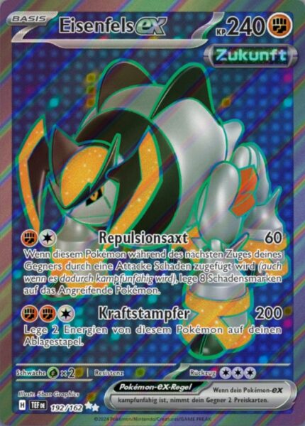 Eisenfels-ex_192-162_TEF-DE_Gewalten-der-Zeit_Temporal-Forces_Full-Art_Pokémon-Karte_Deutsch_TCG