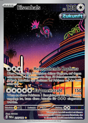 Eisenhals_PAR-DE-216-182_Paradox-Rift-Paradoxrift_Illustration-Rare-Pokémon-Karte_Deutsch