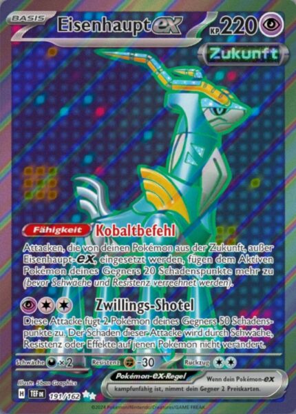 Eisenhaupt-ex_191-162_TEF-DE_Gewalten-der-Zeit_Temporal-Forces_Full-Art_Pokémon-Karte_Deutsch_TCG