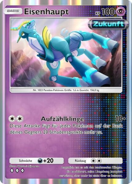 Eisenhaupt–030-074-B3a-Paradoxansturm-Pokémon-TCG-Sammelkartenspiel-Pocket-Karte-Deutsch