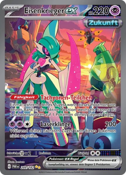 Eisenkrieger-ex_Paradoxrift_249-182_Special-Illustration-Rare-Pokémon-Karte_Deutsch-Paradox-Rift