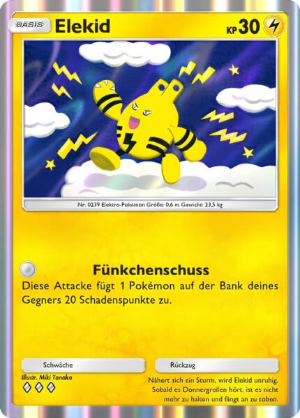 Elekid-070-161-Weisheit-von-Meer-und-Himmel-A4-Pokémon-TCG-Sammelkartenspiel-Pocket-Karte