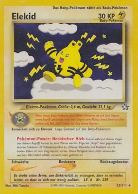 Elekid_22-111_Neo-Genesis_Pokémon-Karte_Deutsch