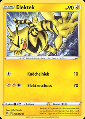 Elektek-058-Clash-der-Rebellen-Pokémon-Karte