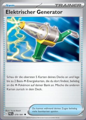 Elektrischer-Generator_079-091_PAF-DE_Paldeas-Schicksale_Paldean-Fates_Pokémon-Karte_Deutsch
