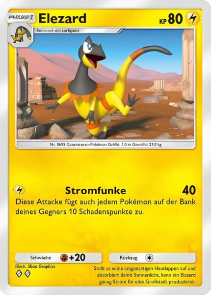 Elezard-061-155-B4-Herrscher-der-Luefte-Pokemon-TCG-Sammelkartenspiel-Pocket-Karte