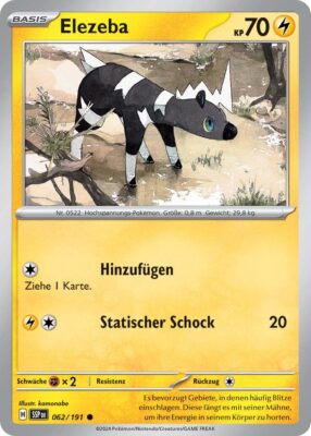 Elezeba-062-191-SSP-DE-Karmesin-Purpur-Stürmische-Funken-Pokémon-Karte-Deutsch-TCG