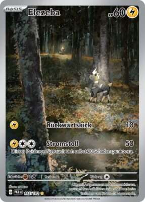 Elezeba-195-182-Karmesin-Purpur-Paradoxrift-Illustration-Rare-Pokémon-Karte