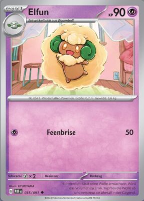 Elfun_035-091_PAF-DE_Paldeas-Schicksale_Paldean-Fates_Pokémon-Karte_Deutsch