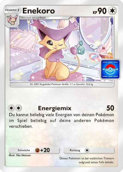 Enekoro-100-P-B-Promo-Karte-Pokémon-TCG-Sammelkartenspiel-Pocket