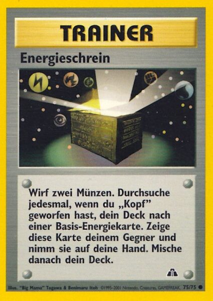 Energieschrein_75-75_Neo-Entdeckung-Discovery_Pokémon-Karte_Deutsch