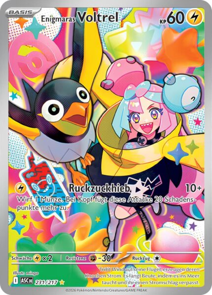 Enigmaras-Voltrel-231-217-ASC-DE-Erhabene-Helden-Illustration-Rare-Pokémon-Karte-Deutsch