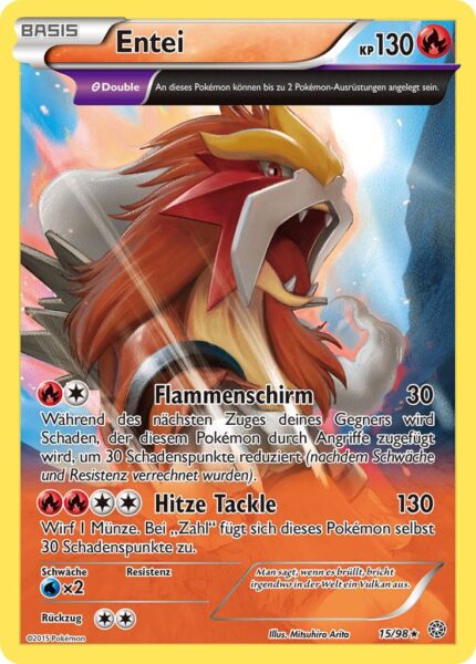 Entei-15-98-XY-Ewiger-Anfang-Pokémon-Karte-TCG-Sammelkartenspiel