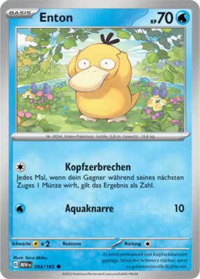 Enton_054-165-Pokémon-Karmesin-Purpur-151-MEW-DE-Pokémon-Karte-Karten-Deutsch