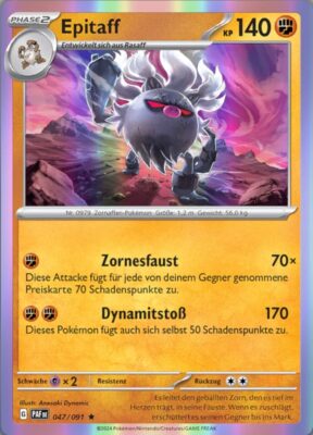 Epitaff_047-091_PAF-DE_Paldeas-Schicksale_Paldean-Fates_Pokémon-Karte_Deutsch