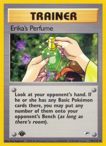 Erikas-Parfume-110-132-Gym-Heroes-Pokémon-Karte-Englisch-TCG-Sammelkartenspiel-2000