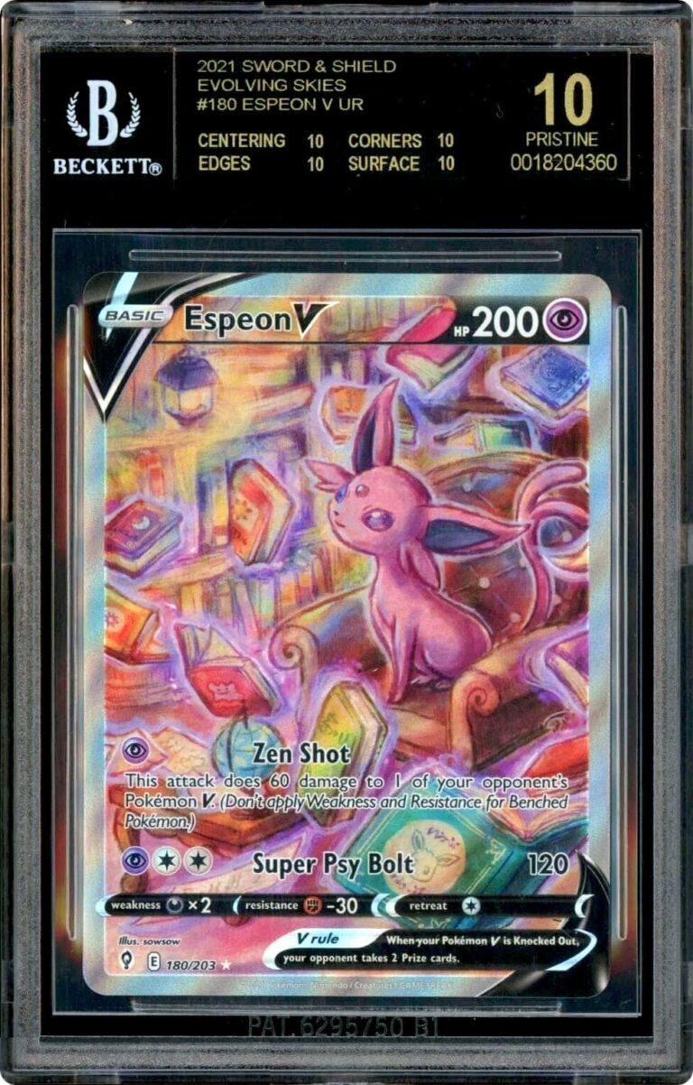Espeon-Psiana-V-180-203-Evolving-Skies-Pokémon-Karte-BGS-10-Black-Label