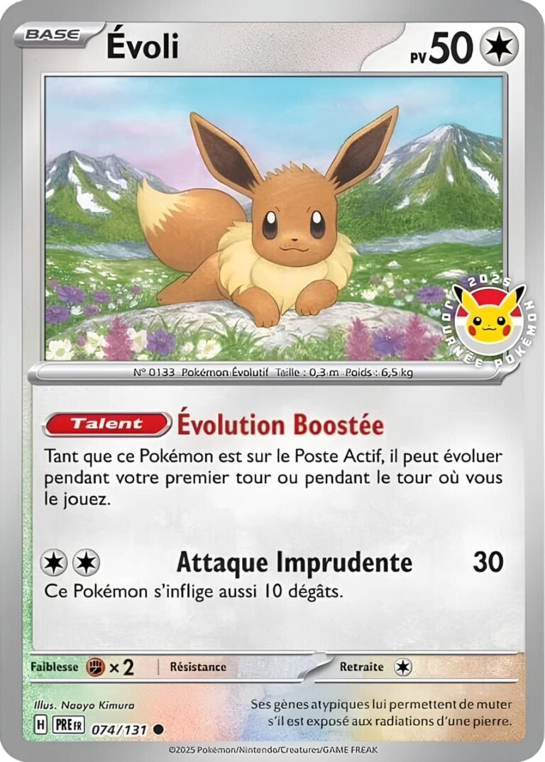 Evoli-074-131-Pokémon-Day-2025-Promokarte-Französisch-TCG-Sammelkartenspiel