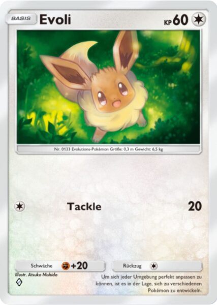 Evoli-206-Pokémon-TCG-Sammelkartenspiel-Pocket-Unschlagbare-Gene-Digitale-Karte