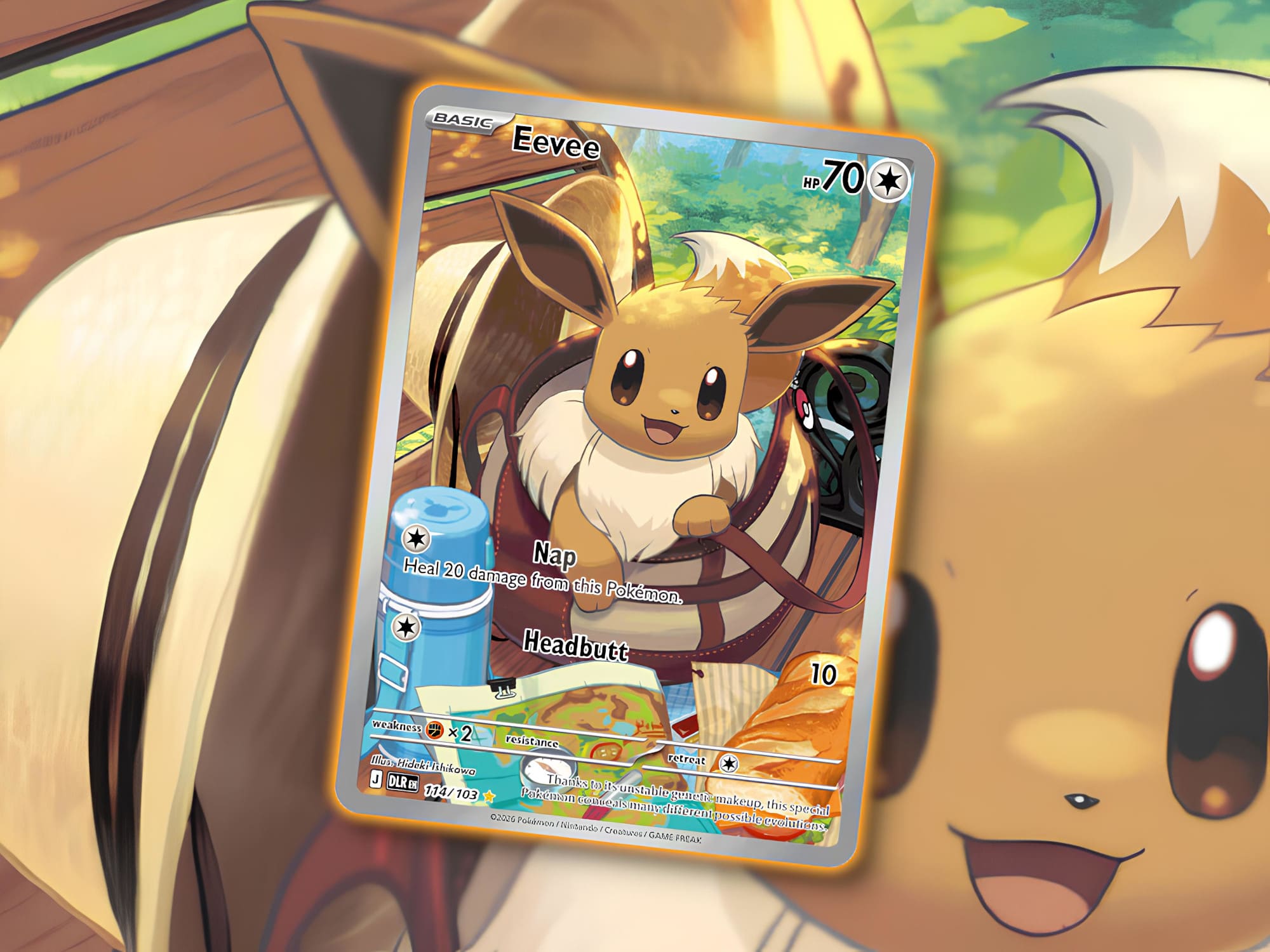 Evoli-Eevee-Illustration-Rare-Pokémon-Karte-Delta-Herrschaft-Reign-enthüllt-TCG-Sammelkartenspiel-1