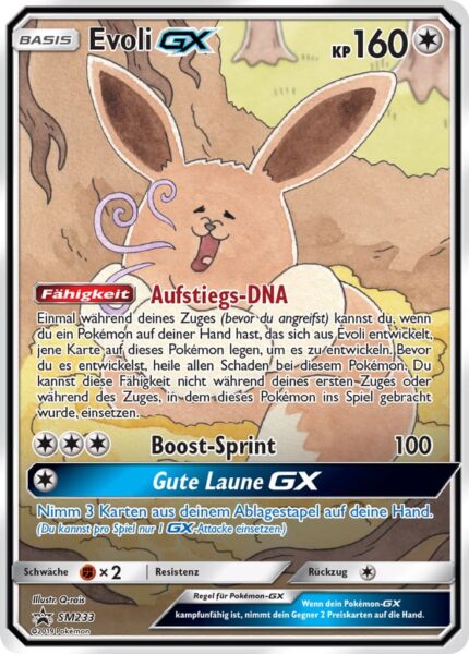 Evoli-GX-SM233-Alternate-Full-Art-Pokémon-Promo-Karte-Deutsch