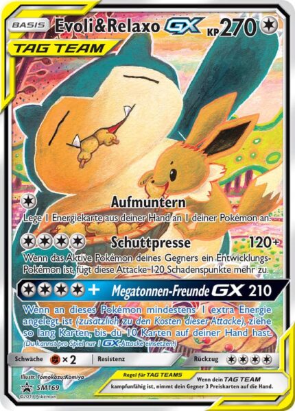 Pokemon-Karte-Evoli-Relaxo-SM169-Black-Star-Promo-Alternate-Art