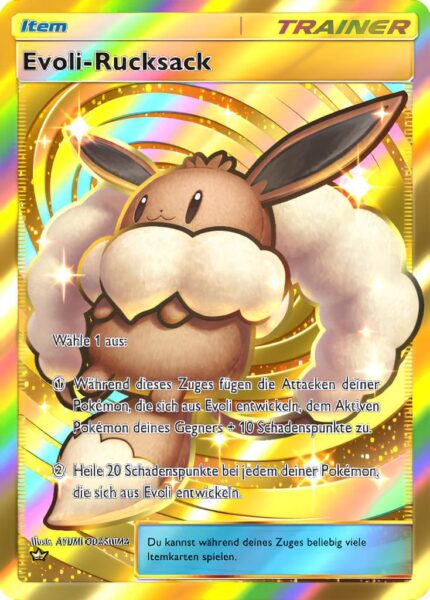 Evoli-Rucksack-107-069-A3b-Evoli-Hain-Pokémon-TCG-Sammelkartenspiel-Pocket-Karte-Deutsch
