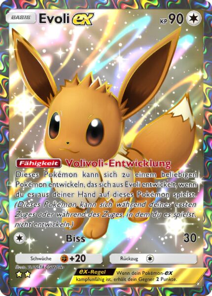 Evoli-ex-083-069-A3b-Evoli-Hain-Pokémon-TCG-Sammelkartenspiel-Pocket-Karte-Deutsch