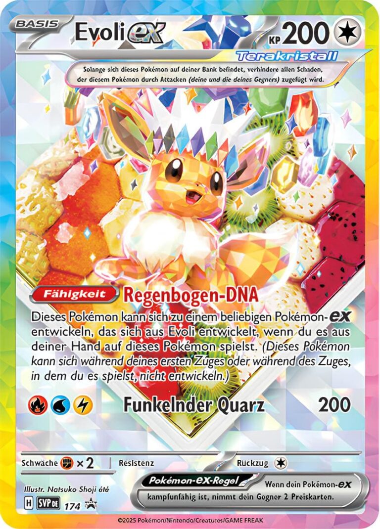 Evoli-ex-SVP-DE-174-Black-Star-Promo-Pokémon-Karte-Super-Premium-Kollektion-Deutsch