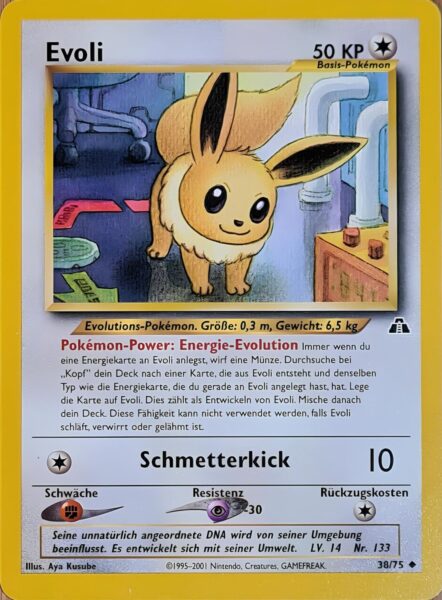 Evoli_38-75_Neo-Entdeckung-Discovery_Pokémon-Karte_Deutsch