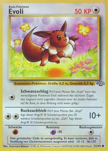 Evoli_51-64_Dschungel_Pokémon-Karte