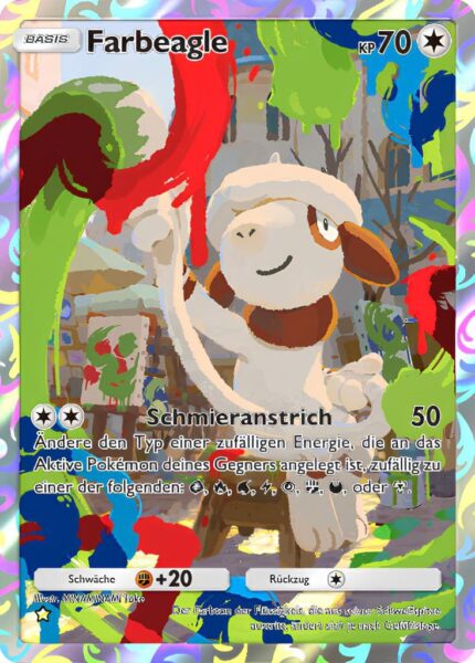 Farbeagle-184-161-Weisheit-von-Meer-und-Himmel-A4-Pokémon-TCG-Sammelkartenspiel-Pocket-Karte
