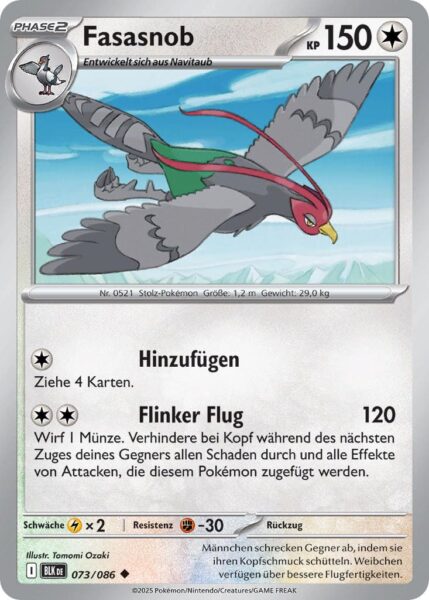 Fasasnob-073-086-BLK-DE-Schwarze-Blitze-Pokémon-Karte-Karmesin-Purpur-Deutsch